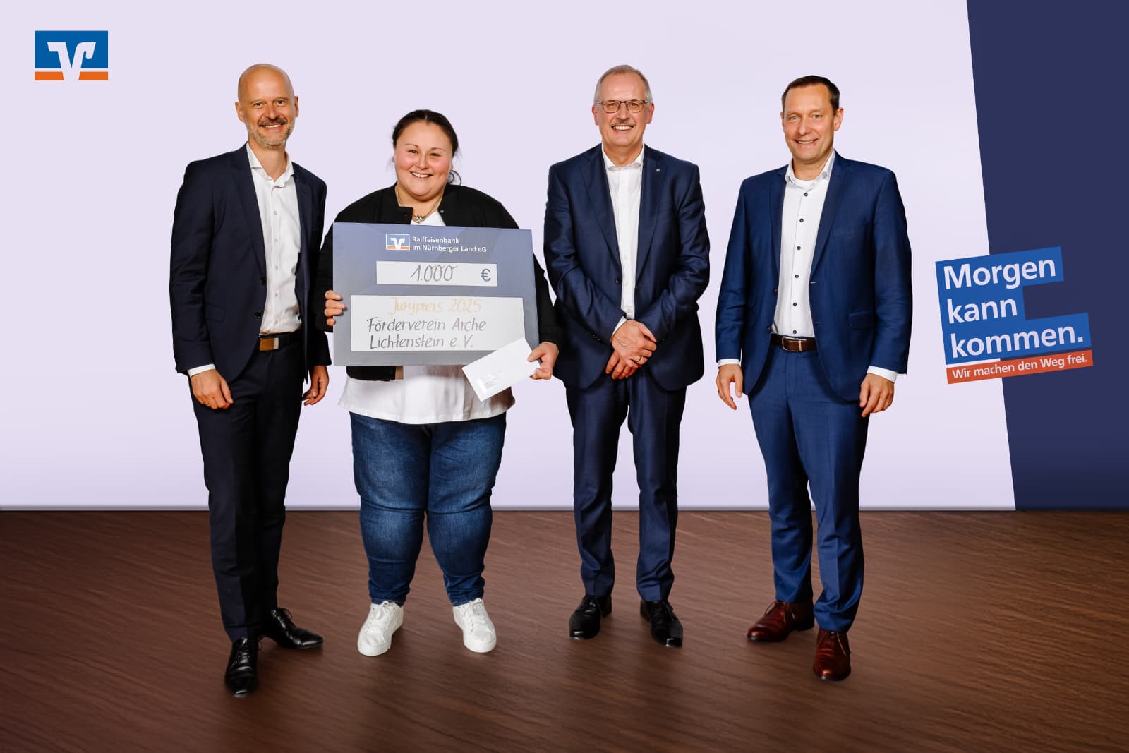 Foto der Preisgeldverleihung